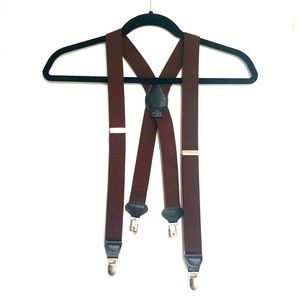 Chocolate Brown Suspenders